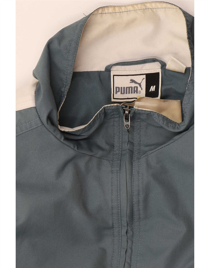 Ανδρικό μπουφάν Puma Loose Fit Anorak UK 38 Medium Blue Colourblock