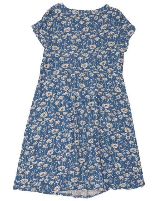 Seasalt Γυναικείο φόρεμα A-Line UK 18 XL Blue Floral