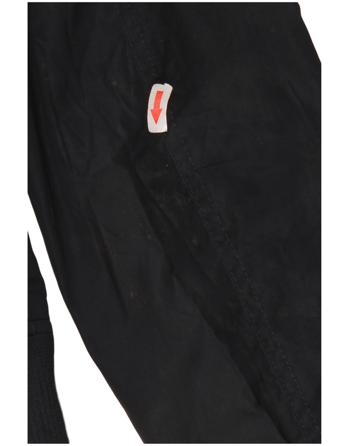 Zara Ανδρικό Bomber Jacket UK 40 Large Navy Blue Polyester