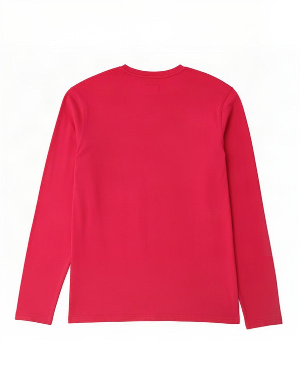 Lee Womens Graphic Top Μακρυμάνικο UK 18 XL Ροζ Βαμβακερό