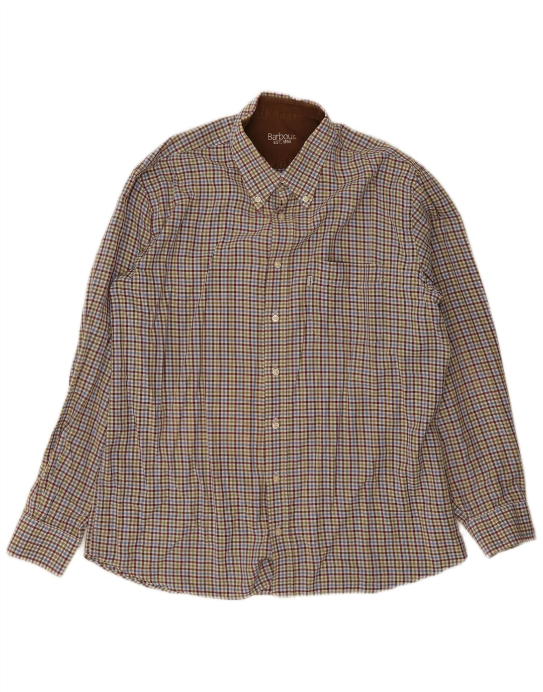 Ανδρικό φανελένιο πουκάμισο Barbour XL Πολύχρωμο Gingham