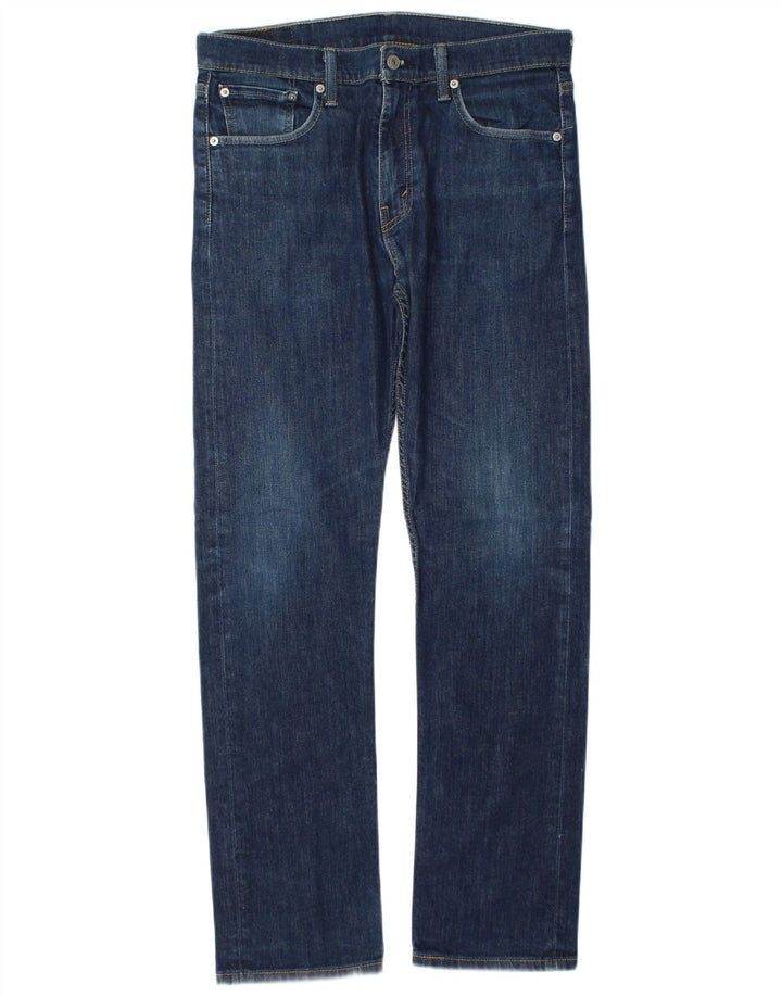 Levi's Mens 513 Straight Jeans W32 L32 Μπλε βαμβακερό