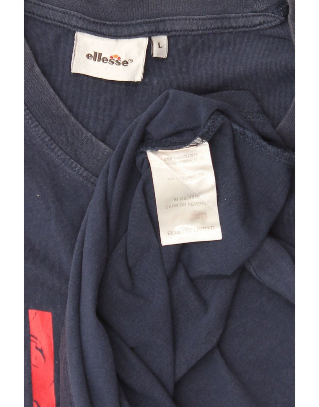 Γυναικείο Γραφικό Γιλέκο ELLESSE Top UK 16 Large Navy Blue από βαμβάκι