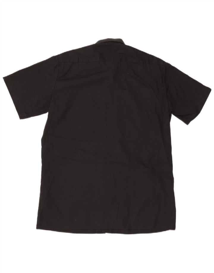 Dickies Ανδρικό Γραφικό Κοντομάνικο Πουκάμισο Μεσαίο Μαύρο Πολυεστέρα