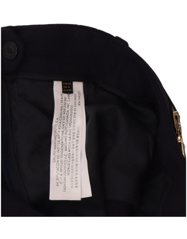 MASSIMO DUTTI Γυναικείο παντελόνι Chino EU 40 Medium W30 L28 Navy Blue