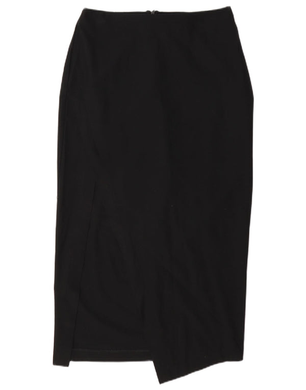 Zara Γυναικεία Midi Φούστα XS W24 Μαύρη