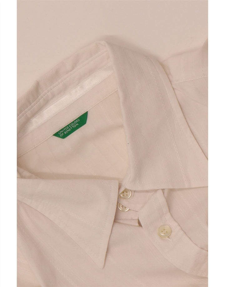 BENETTON Ανδρικό πουκάμισο μεγάλο λευκό