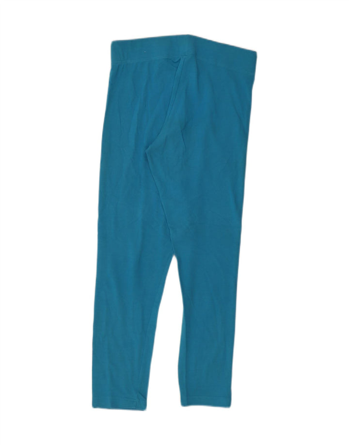 ADIDAS Womens Graphic Leggings UK 12/14 Medium Blue
