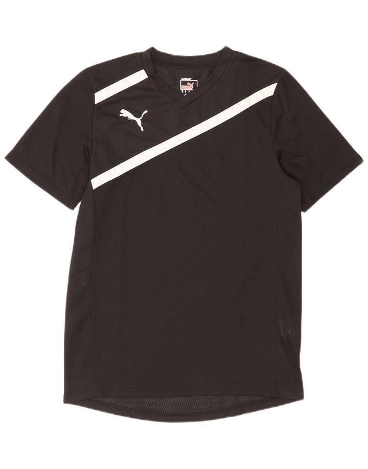 Puma Ανδρικό T-Shirt Top Μικρό μαύρο ριγέ πολυεστέρα