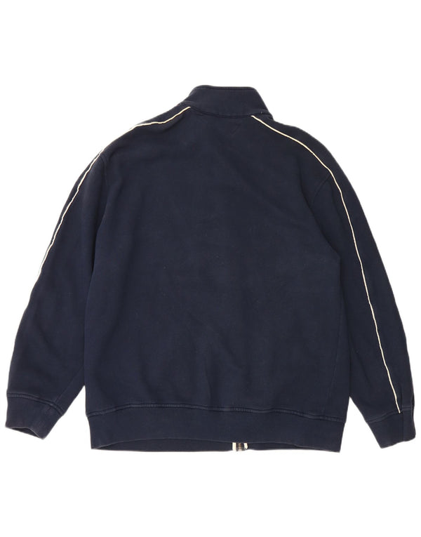 Tommy Hilfiger Ανδρική φόρμα γραφικής φόρμας Top Jacket XL Navy Blue Cotton