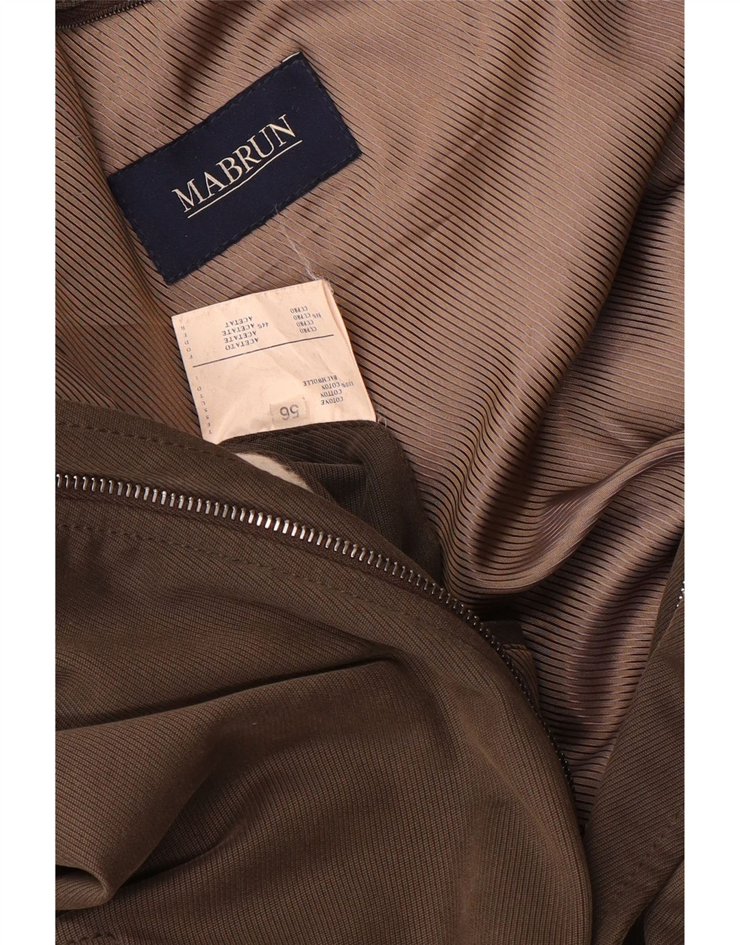 Mabrun Ανδρικό Utility Jacket IT 56 3XL Καφέ Βαμβακερό