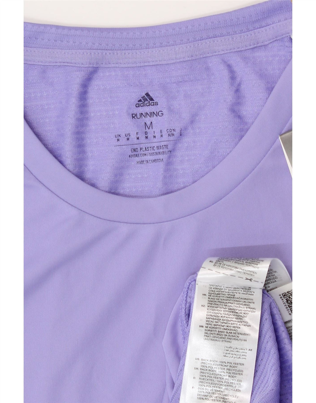Adidas Ανδρικό T-Shirt Aeroready Top Medium Purple Polyester