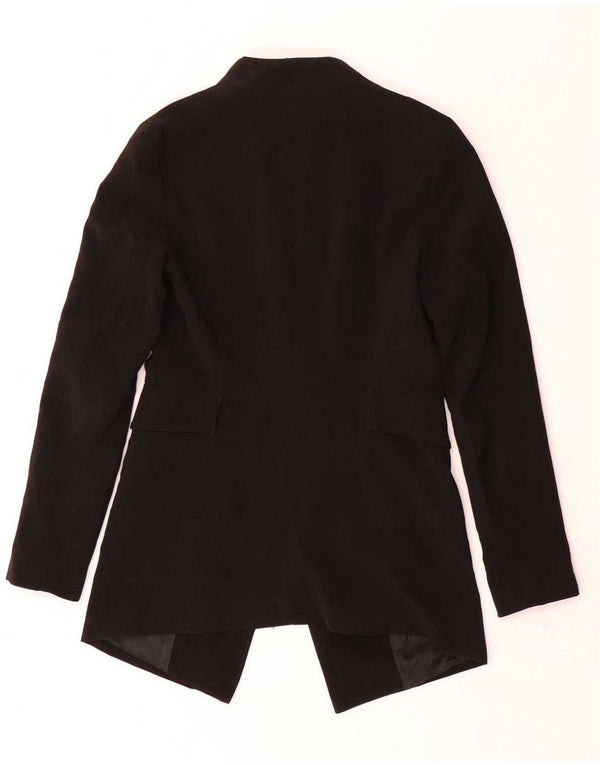 Zara Γυναικείο Open Blazer Jacket UK 6 XS Μαύρο Πολυεστέρας