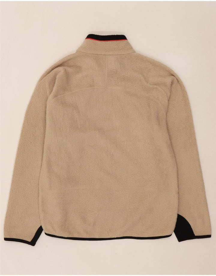 Ανδρικό μπουφάν FILA Fleece UK 40 Large Beige Colourblock Polyester
