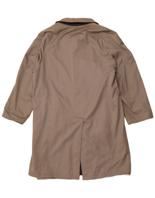 DIOLEN Ανδρική αναστρέψιμη καμπαρντίνα UK 40 Large Grey Check Polyester