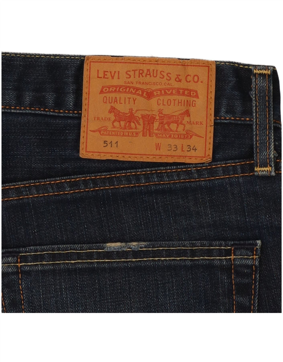 LEVI'S Ανδρικό 511 Slim Jeans W33 L28 Μπλε
