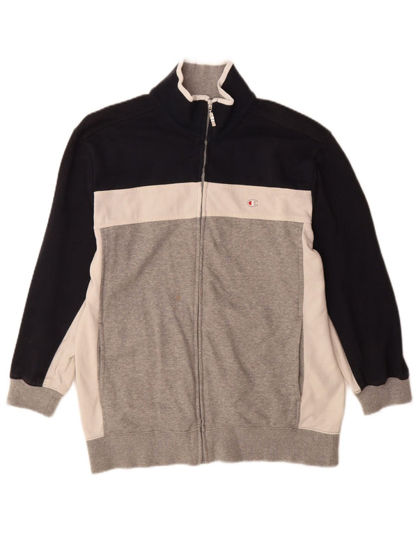 Γυναικεία αθλητική φόρμα Champion Top Jacket UK 16 Large Grey Colourblock Cotton