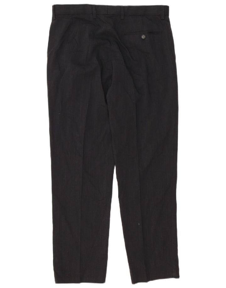 Marks & Spencer Γυναικείο ίσιο κανονικό παντελόνι W32 L29 Μαύρο