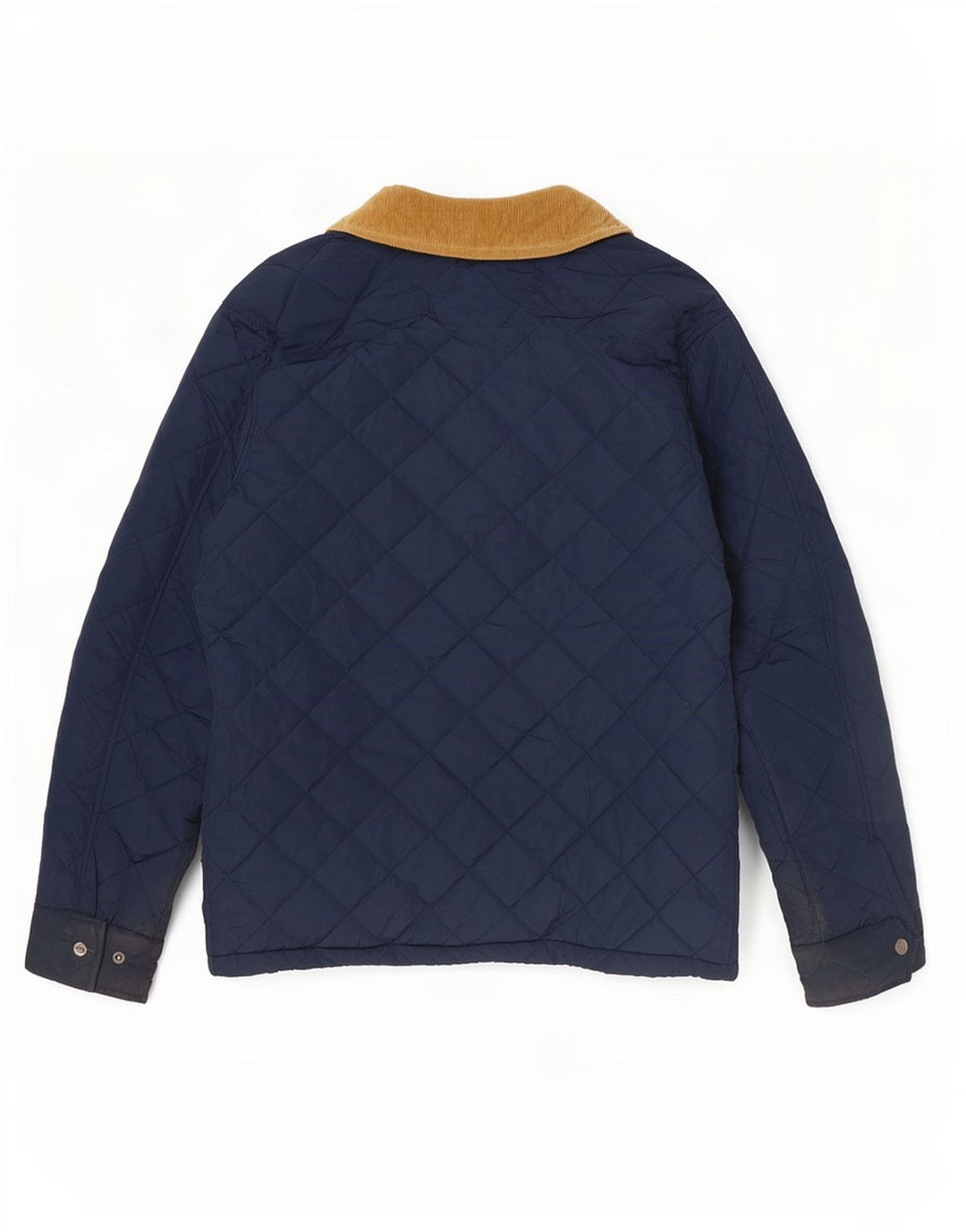Ανδρικό καπιτονέ μπουφάν Crew Clothing UK 36 Small Navy Blue Polyester