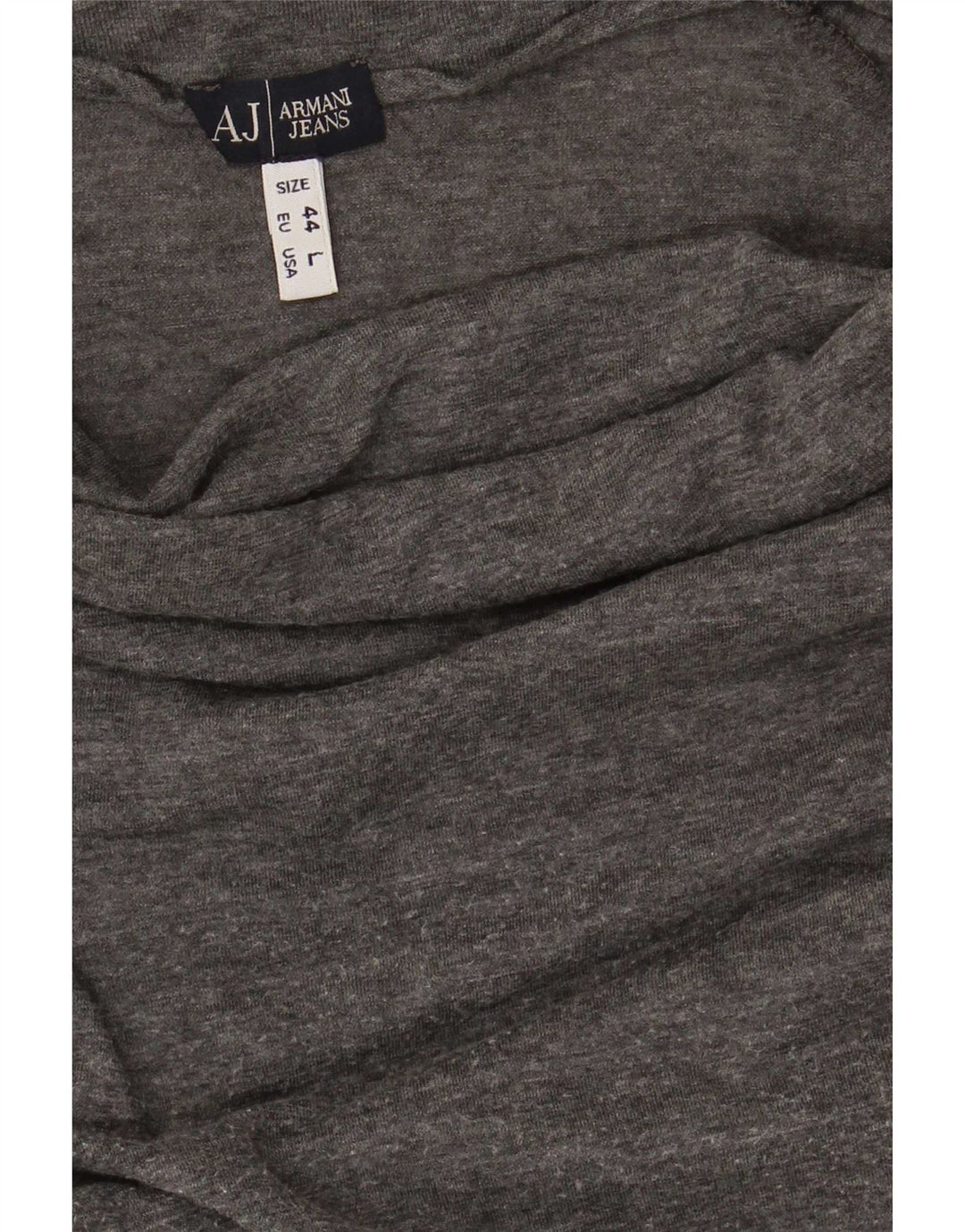 Armani Jeans Γυναικείο τοπ μακρυμάνικο EU 44 XL Γκρι βαμβακερό