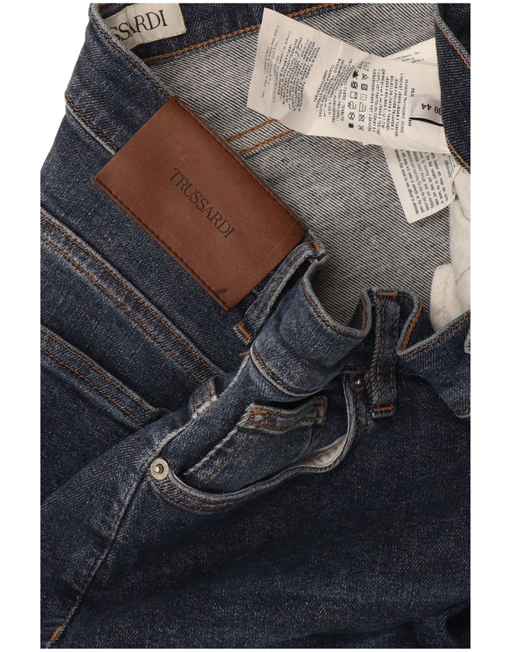 Trussardi Γυναικείο Slim Jeans IT 44 Medium W30 L32 Navy Blue Cotton