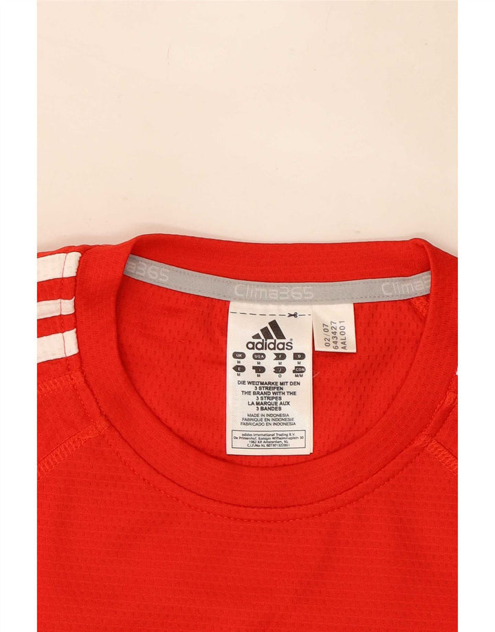 Ανδρικό γραφικό T-shirt Adidas Kruger Top Medium Red Polyester