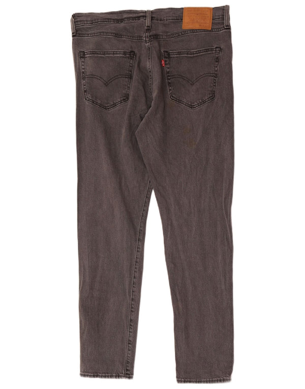 Levi's Mens 512 Slim Tapered Jeans W34 L32 Γκρι βαμβακερό