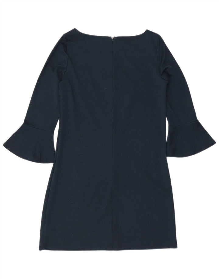 Gap γυναικείο φόρεμα 3/4 Sleeve Shift UK 10 Small Navy Blue Polyester