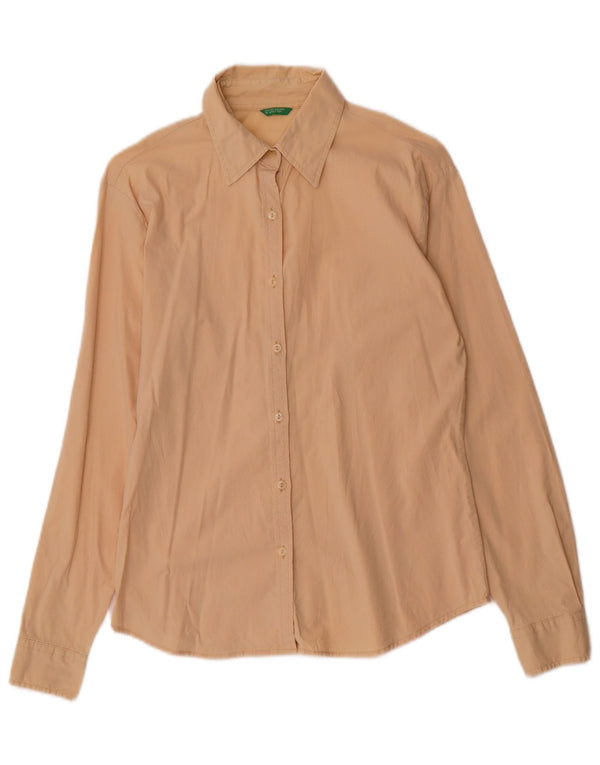 Γυναικείο πουκάμισο Benetton UK 12 Medium Beige