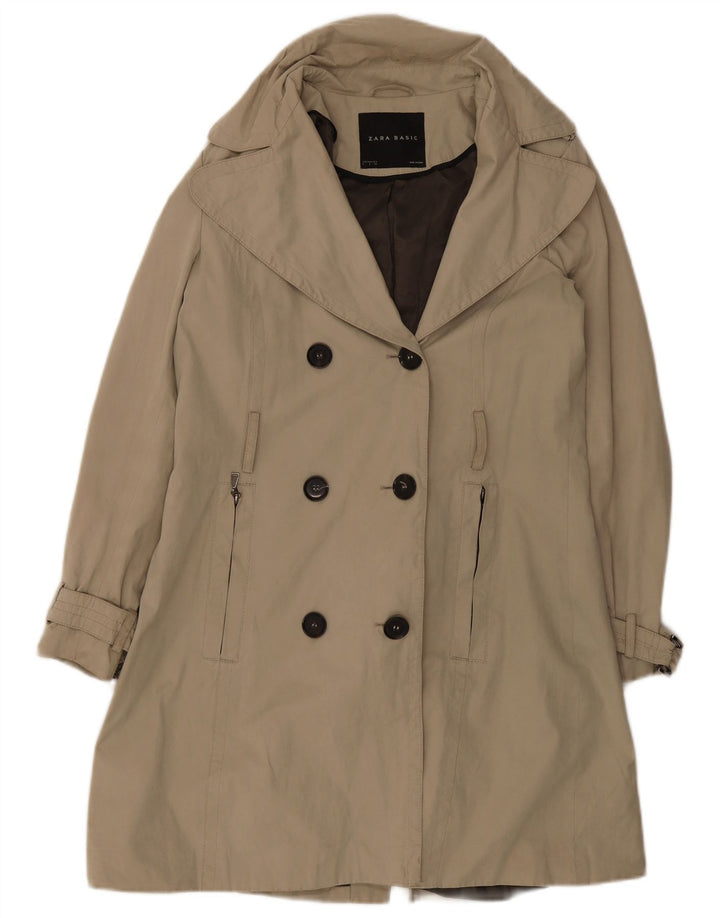 Zara Γυναικεία Καμπαρντίνα UK 16 Large Μπεζ