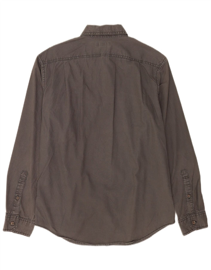 Eddie Bauer Ανδρικό πουκάμισο Classic Fit Μικρό γκρι βαμβακερό