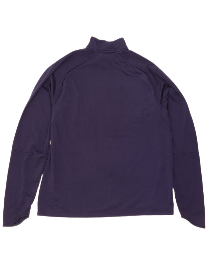 Puma Ανδρική φόρμα πουλόβερ με φερμουάρ Top XL Navy Blue Polyester
