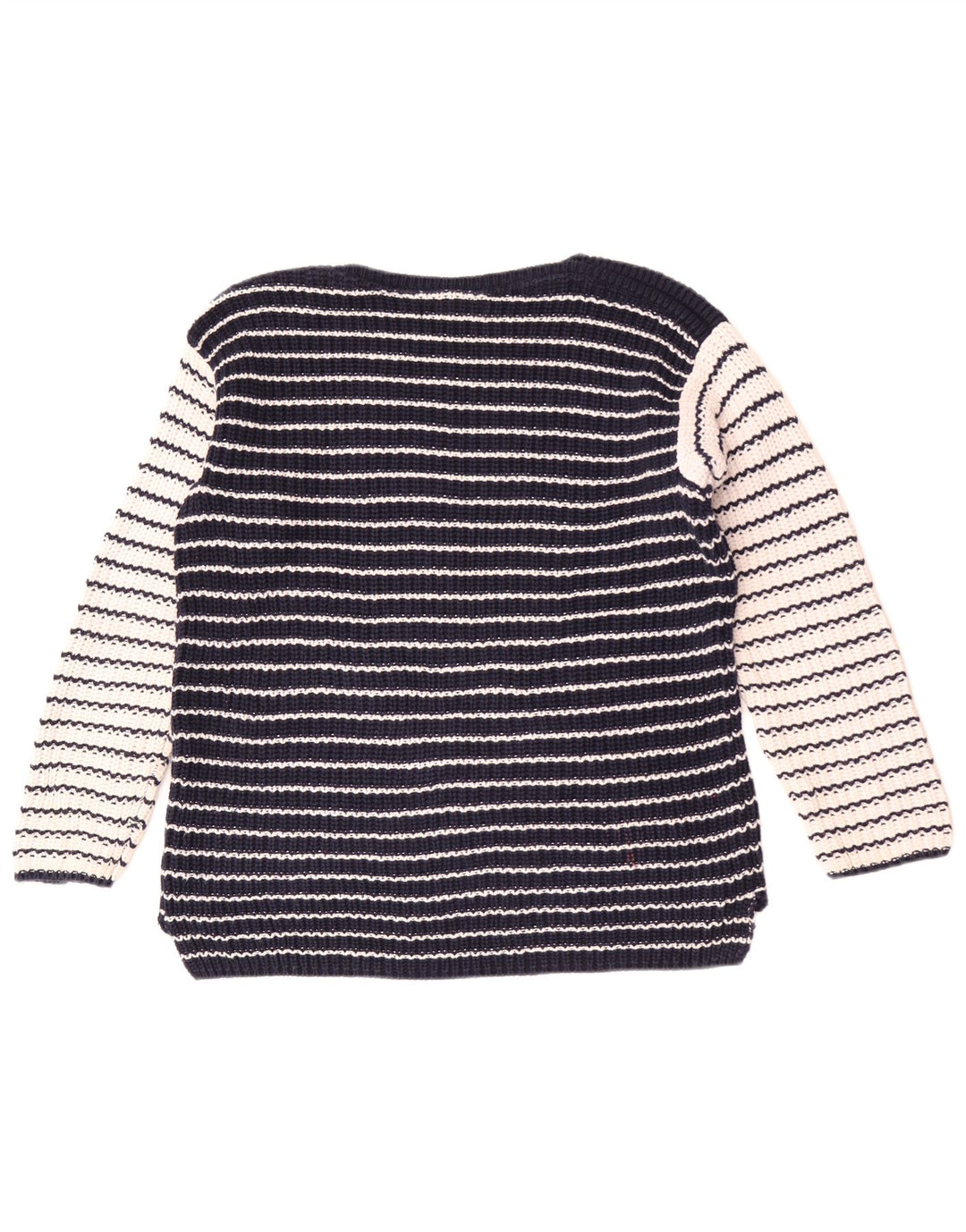 Marks & Spencer Γυναικείο πουλόβερ με λαιμό σκάφος UK 14 Medium Navy Blue
