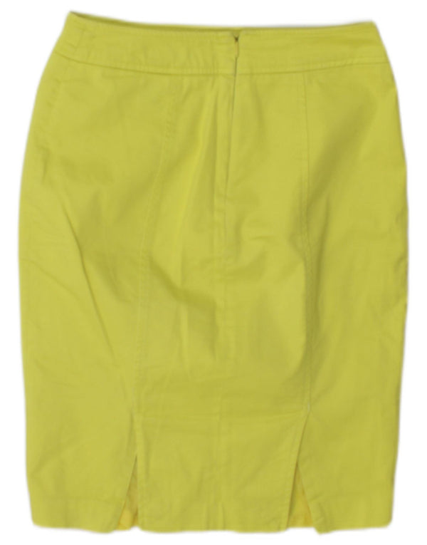 Mossimo Γυναικεία Pencil Φούστα US 4 Small W27 Κίτρινο Βαμβακερό