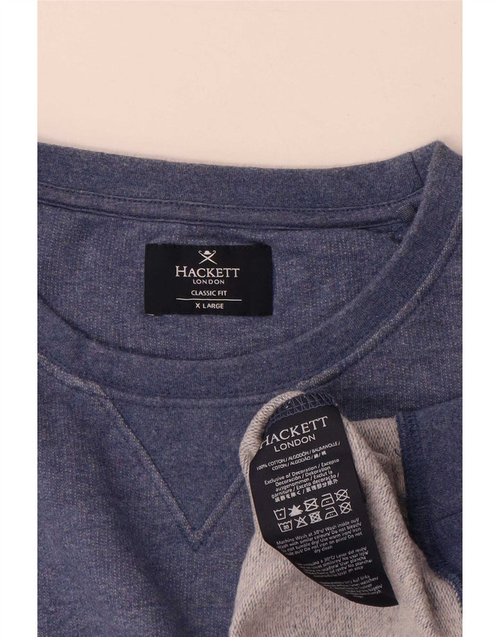 Ανδρικό φούτερ Hackett Jumper XL Μπλε βαμβακερό