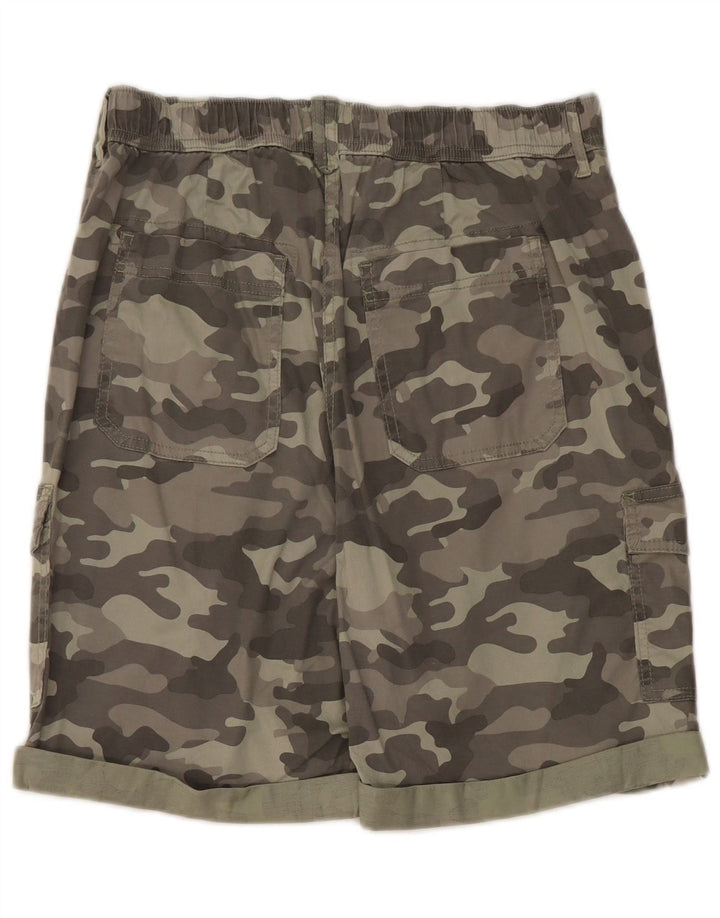 Marks & Spencer Γυναικείο ψηλόμεσο σορτς UK 12 Medium W30 Khaki