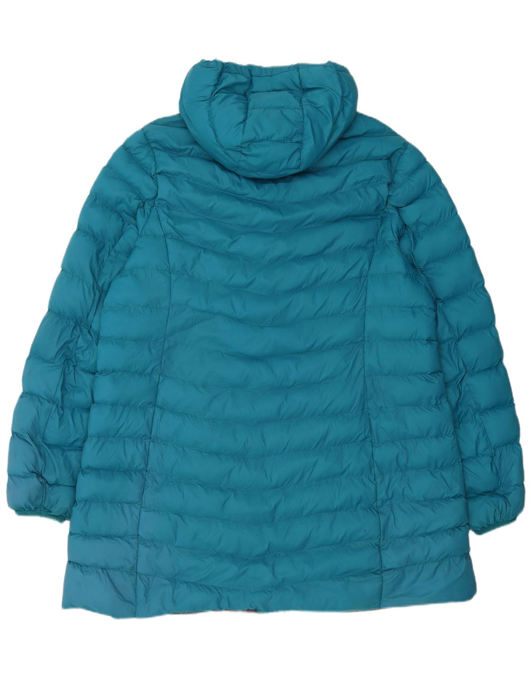 Mountain Warehouse Γυναικείο παλτό με κουκούλα με επένδυση UK 20 2XL μπλε πολυεστέρας