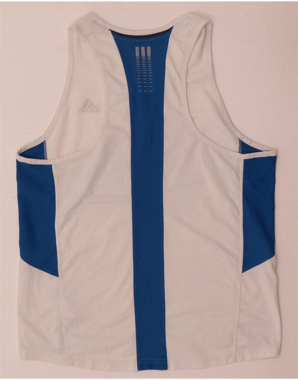 Adidas Ανδρικό γιλέκο Climacool Top Large White Colourblock Πολυεστέρας