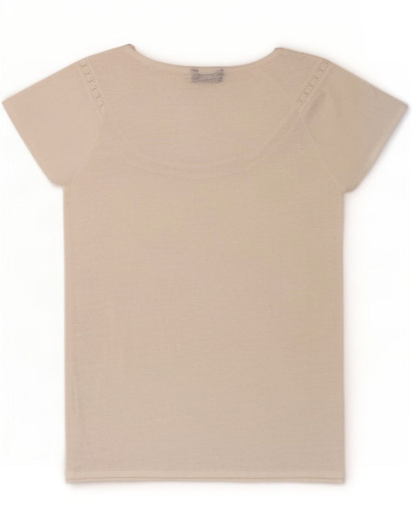 Massimo Dutti Γυναικεία Μπλούζα Τοπ UK 12 Medium White