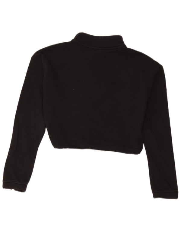 Γυναικεία φούτερ με φερμουάρ Adidas Jumper UK 10 Small Black