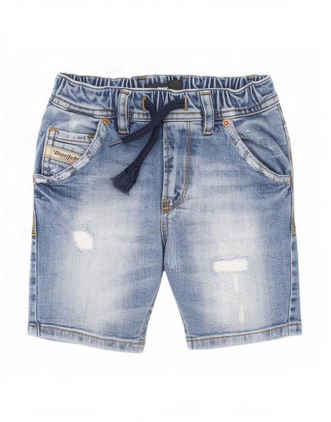 Diesel Boys Distressed τζιν σορτς 3-4 ετών W20 Μπλε βαμβακερό
