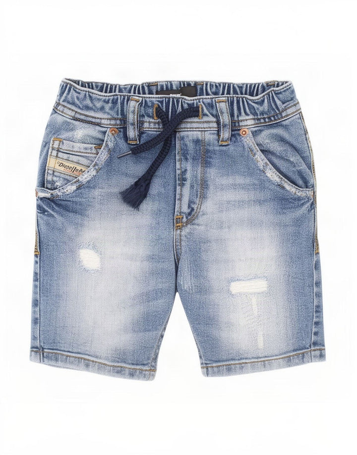 Diesel Boys Distressed τζιν σορτς 3-4 ετών W20 Μπλε βαμβακερό