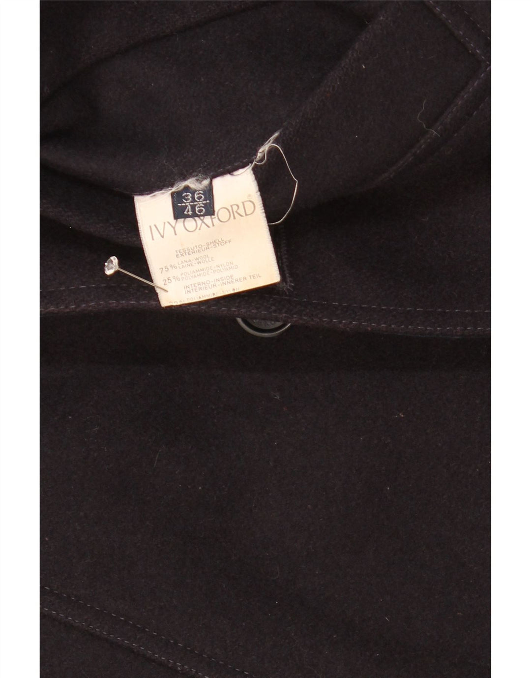 Ανδρικό αναστρέψιμο μπουφάν Ivy Oxford UK 36 Small Navy Blue Wool