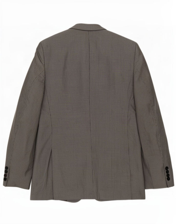 Zara Ανδρικό σακάκι μπλέιζερ με 2 κουμπιά EU 52 Large Grey Pinstripe
