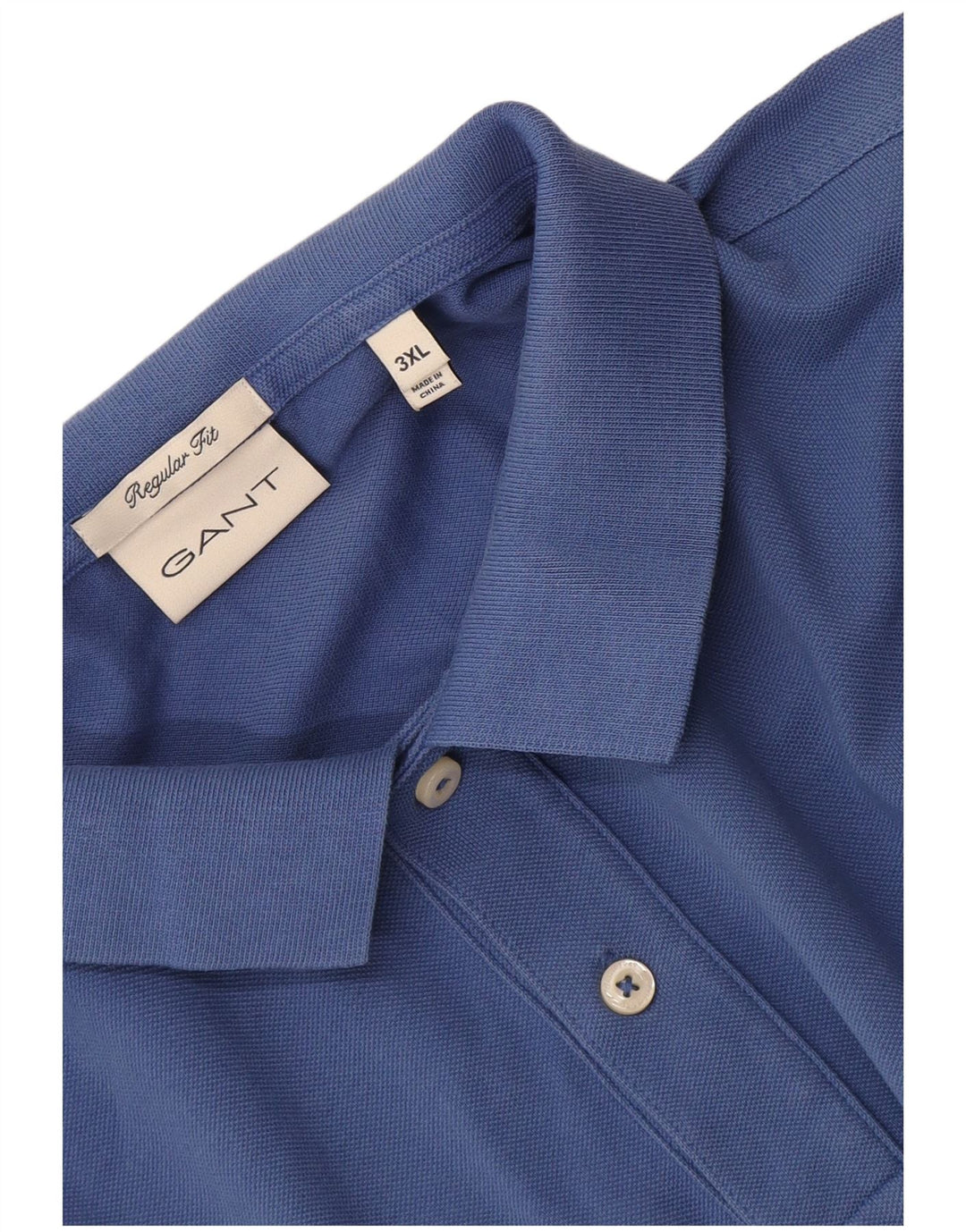 Ανδρικό μπλουζάκι πόλο Gant Regular Fit 3XL Μπλε