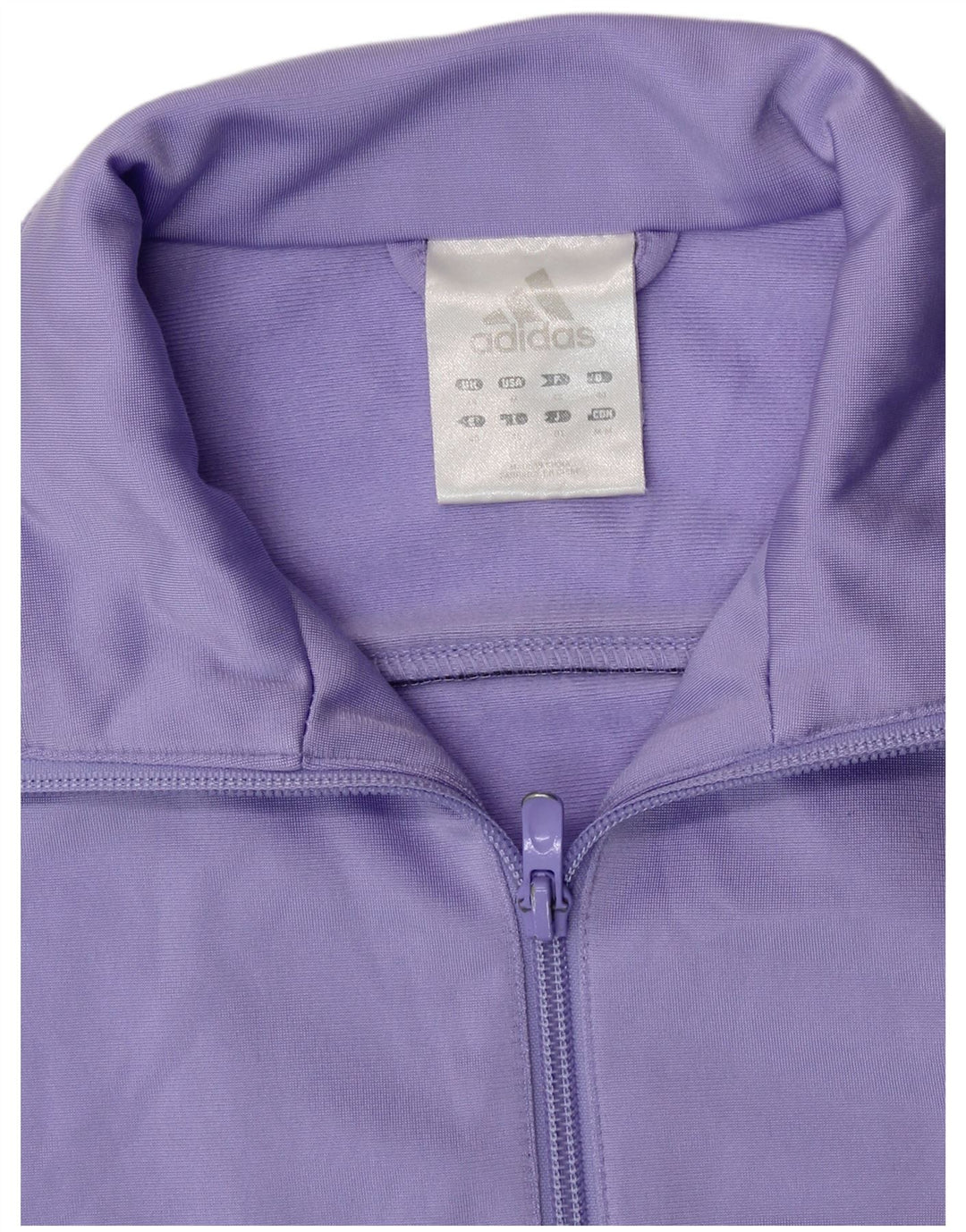 Γυναικεία αθλητική φόρμα ADIDAS Top Jacket UK 14 Medium Purple Polyester
