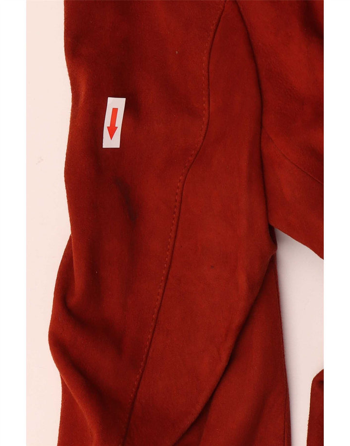 Vintage Γυναικείο Suede Jacket IT 52 2XL Red Leather