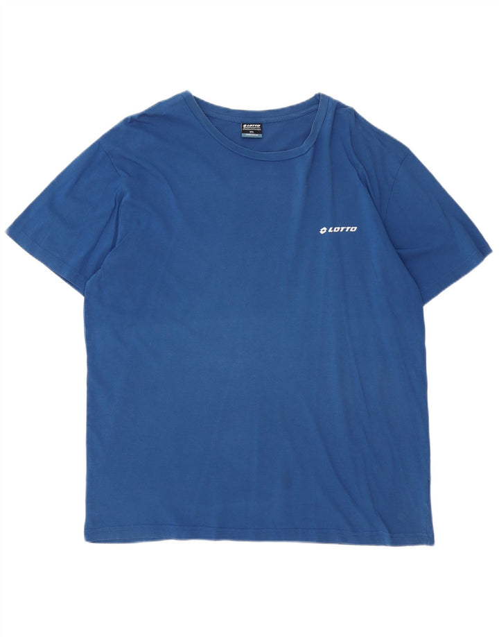 Lotto Ανδρικό T-Shirt Top 2XL Μπλε βαμβακερό