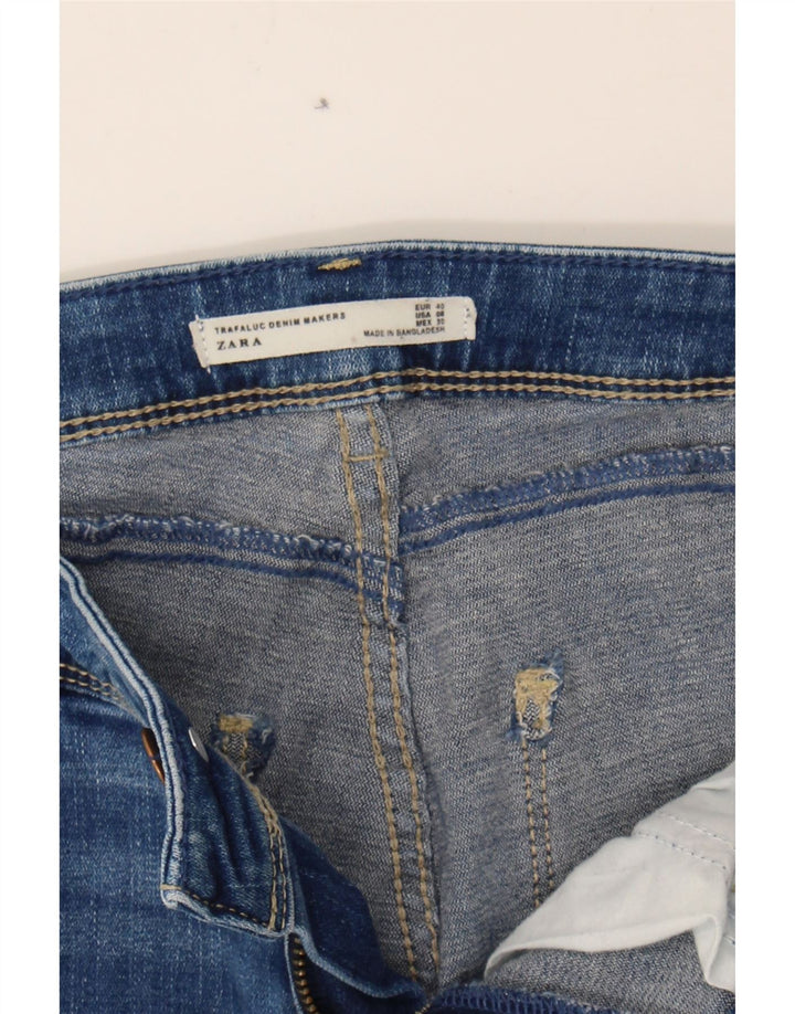 ZARA Womens Cropped Jeans EU 40 Medium W30 L26 Blue Vintage Zara and Second-Hand Zara from Messina Hembry 