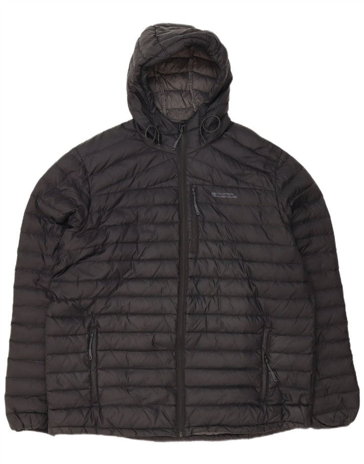MOUNTAIN WAREHOUSE Ανδρικό μπουφάν με κουκούλα UK 42 XL μαύρο πολυεστέρα